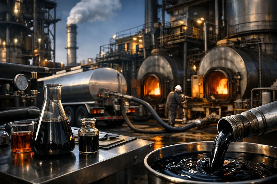 Guia de especificação do óleo industrial