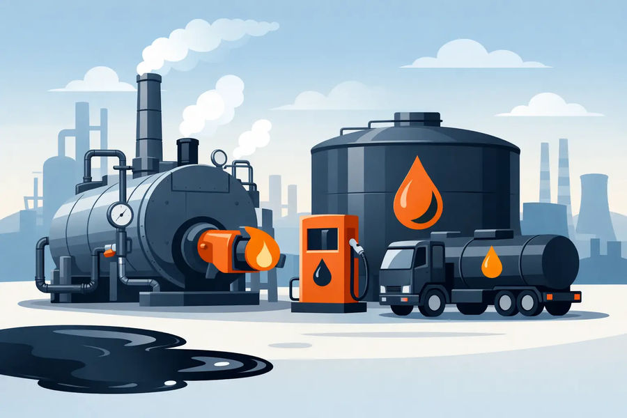 Óleo combustível para caldeira industrial