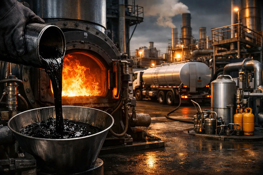 Quando trocar o tipo de combustível industrial